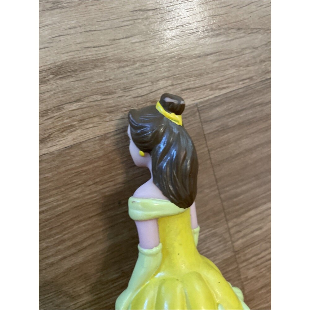 Vintage 1992 Pizza Hut Disney Beauty & The Beast 7"×5" Rubber Belle Doll Toy - Picture 9 of 10